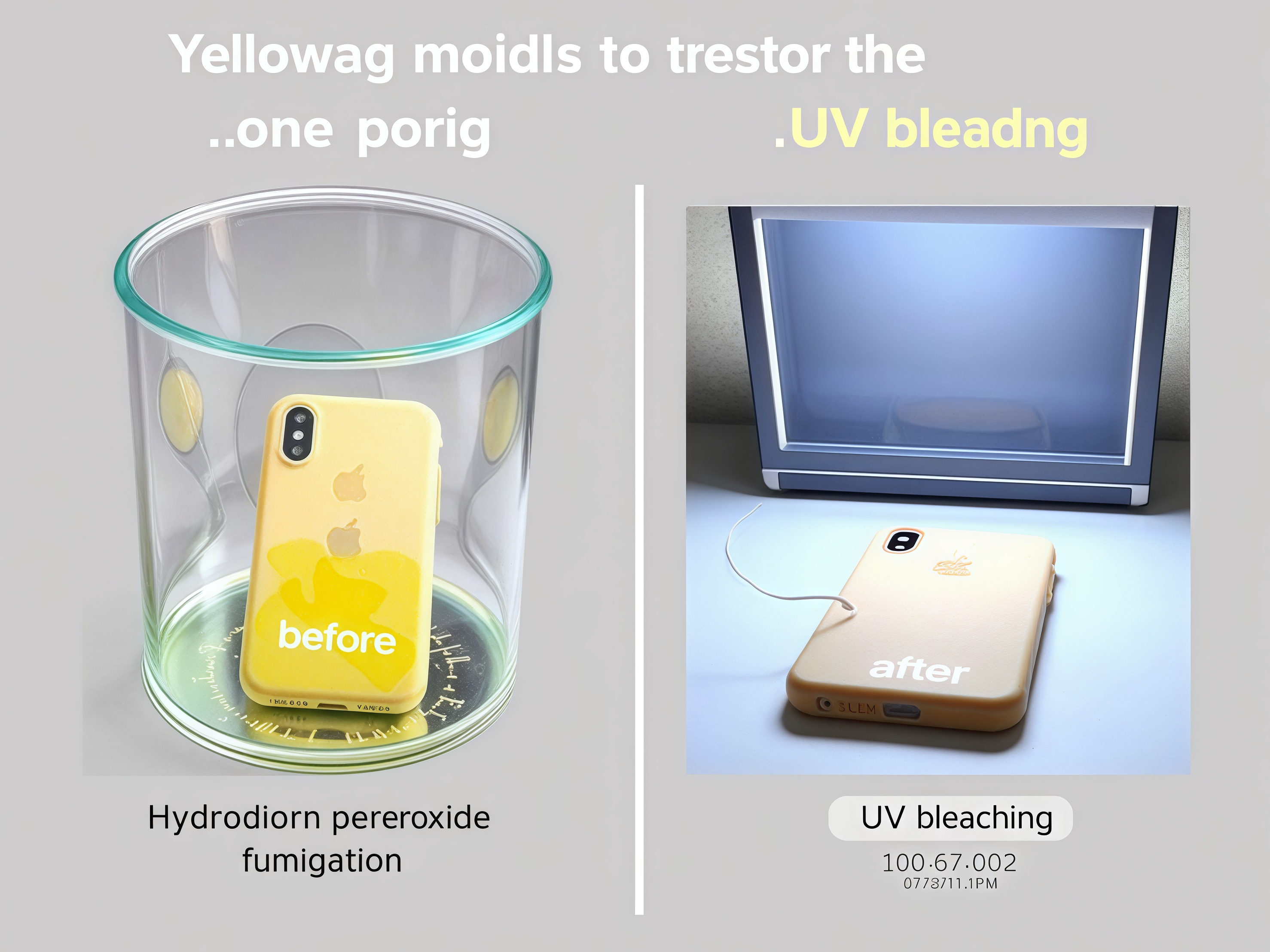 Yellowed Phone Case Revival: Hydrogen Peroxide vs. UV Bleaching — Which Works Better?