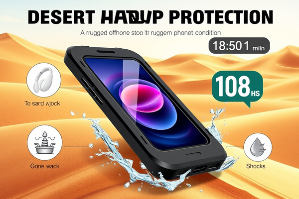 Desert Off-Roading Phone Protection: The 108-Hour Challenge with a Rugged Case and Headphone Jack Sealant