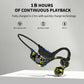 Open Ear Wireless Bone Conduction Earphones with Battery Display, Over 15-hour Continuous Playback