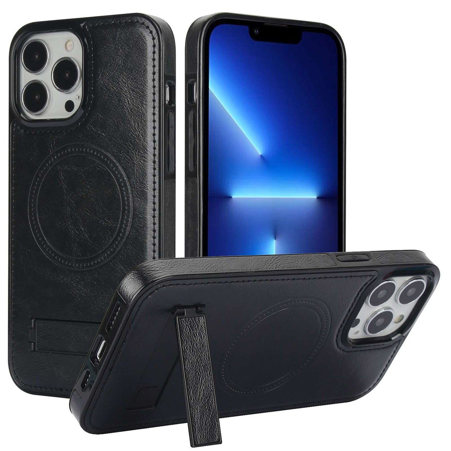 Phone Case with Magsafe and Kickstand, for iPhone 13- 15 Series