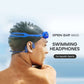 Open Ear Showering Headphones, Wireless Bone Conduction, Bluetooth 5.3 and IP68 Full Waterproof