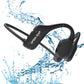 Open Ear Showering Headphones, Wireless Bone Conduction, Bluetooth 5.3 and IP68 Full Waterproof