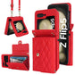 Z Flip 5 Wallet Case with 4 Card Slots