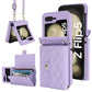 Z Flip 5 Wallet Case with 4 Card Slots