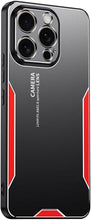 for iPhone 14 Pro Mobile Phone Case 3 in 1 Aluminum Alloy Back Panel Metal Touch Light and Stylish Design Strong Heat Dissipation Anti-Fingerprint Anti-Drop Ultra-Thin