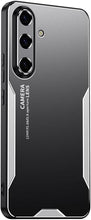for Samsung Galaxy S23 Ultra Mobile Phone Case 3 in 1 Aluminum Alloy Back Panel Metal Touch Light and Stylish Design Strong Heat Dissipation Anti-Fingerprint Anti-Drop Ultra-Thin