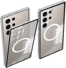 for Samsung Galaxy S23 Ultra Case MechanicalMechanical Pop-up Window Flexible Mechanical Design Metal Frame Lens Protection Wireless Charging Anti-Fingerprint Anti-Drop
