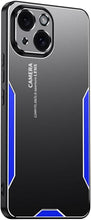 for iPhone 14 Pro Mobile Phone Case 3 in 1 Aluminum Alloy Back Panel Metal Touch Light and Stylish Design Strong Heat Dissipation Anti-Fingerprint Anti-Drop Ultra-Thin