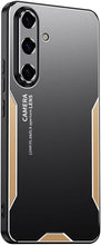 for Samsung Galaxy S23 Ultra Mobile Phone Case 3 in 1 Aluminum Alloy Back Panel Metal Touch Light and Stylish Design Strong Heat Dissipation Anti-Fingerprint Anti-Drop Ultra-Thin