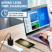 45W Super Fast Charger Type C USB 6.0 FT for Galaxy S & Note