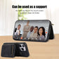 Zipper Wallet Case with Strap, for iPhone 14 13