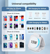 3 in 1 Charging Station for Apple Devices, 20W Foldable MagSafe Charger 