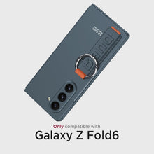 for Galaxy Z Fold 6 Case Thin and Slim Lightweight 360°Protection Wrist Strap and Ring Wireless Charging Simple and Stylish Cases for The Samsung Galaxy Fold 6