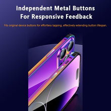 for iPhone 13 ice Color Stainless Steel Full Cover Metal case Made Stainless Steel with Stylish Mechanical Pattern