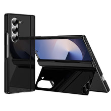 for Samsung Galaxy Z Fold 6 Piano Finish Hidden Bracket Folding Lightweight Hinge Screen Protector Wireless Charging Fold 6 Case for Galaxy Bracket Case