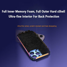 for iPhone 13 ice Color Stainless Steel Full Cover Metal case Made Stainless Steel with Stylish Mechanical Pattern