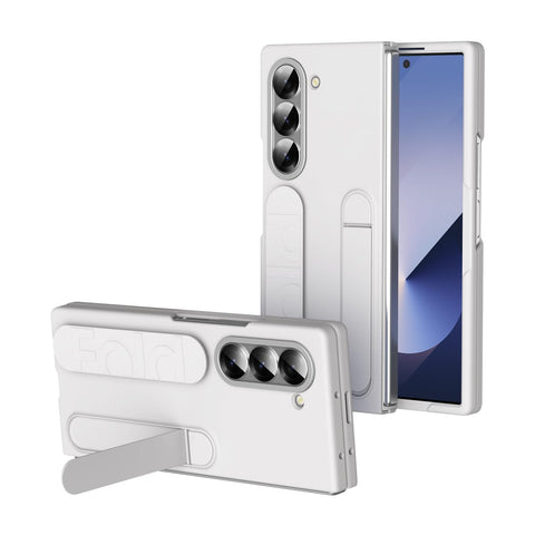 for Samsung Galaxy Fold 6 Case with Handheld Strap Frame Screen Protector Full Body Drop Fall Protection Kickstand Case for Galaxy fold 6