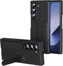 for Samsung Galaxy Fold 6 Case with Handheld Strap Frame Screen Protector Full Body Drop Fall Protection Kickstand Case for Galaxy fold 6