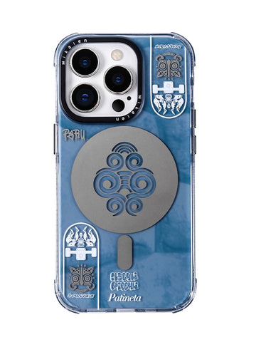 for iPhone 15 Pro Mobile Phone Case Camping Series Novel Sports Pattern Wireless Charging Airbag Frame Anti-Fingerprint Anti-Fall Lightweight