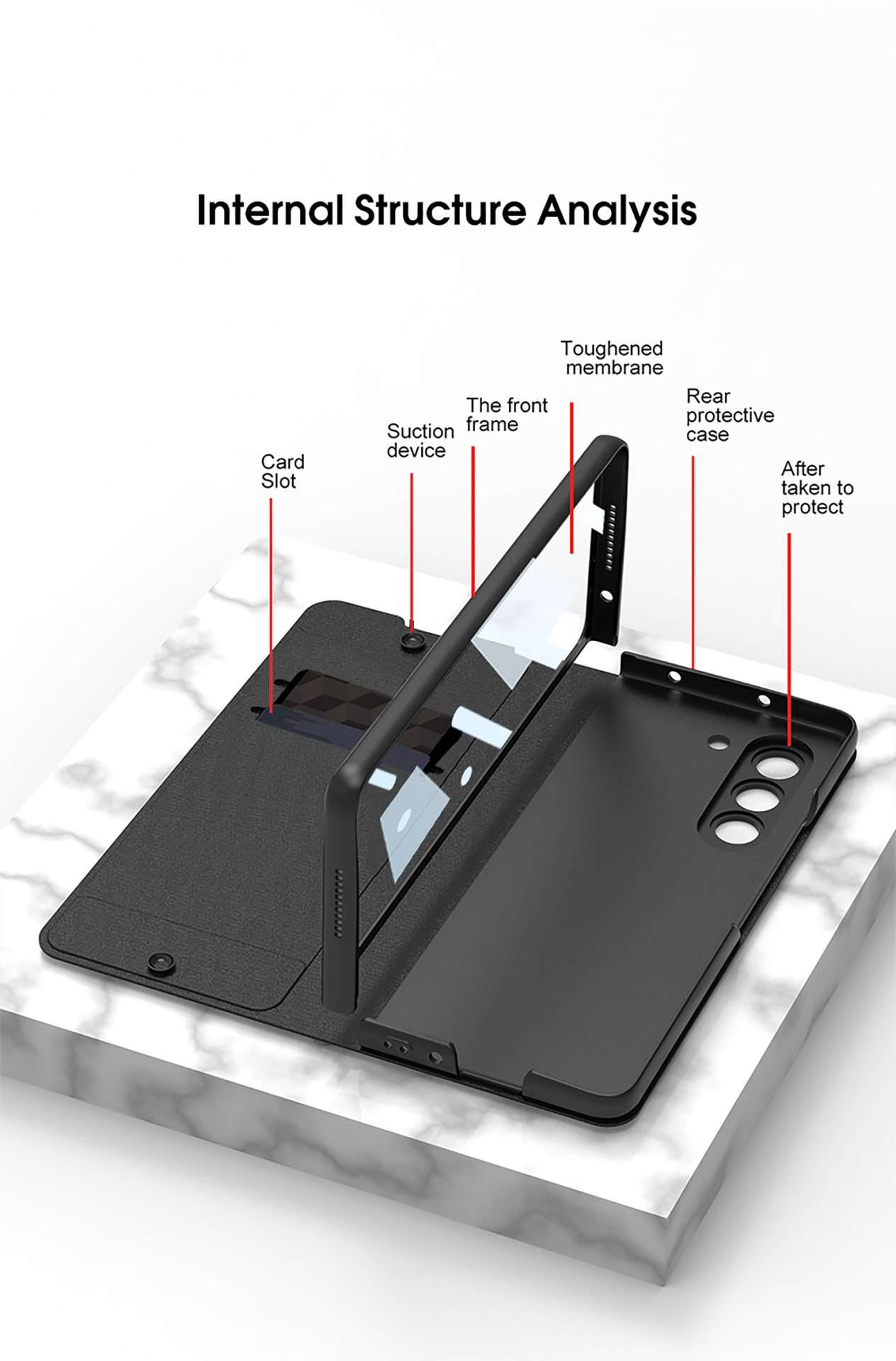 Z Fold 5/4 Case with Waterproof