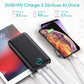 30,800mAh Portable Charger Power Bank, 25W PD Fast Charging, Compatible with iPhone, Android etc