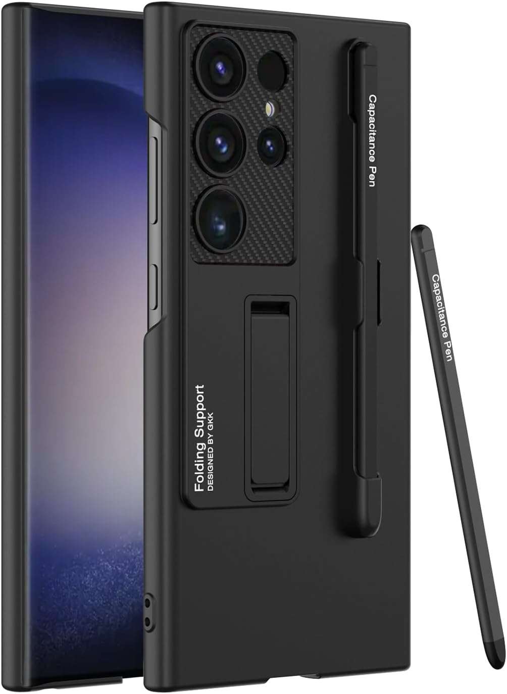 S24 Series Case with S Pen and Adjustable Kickstand for Samsung