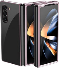 for Samsung Galaxy Z Fold 6 Mobile Phone Case Electroplating Transparent Case for Galaxy Fold 6 Stylish and Simple Outstanding Anti-Fingerprint