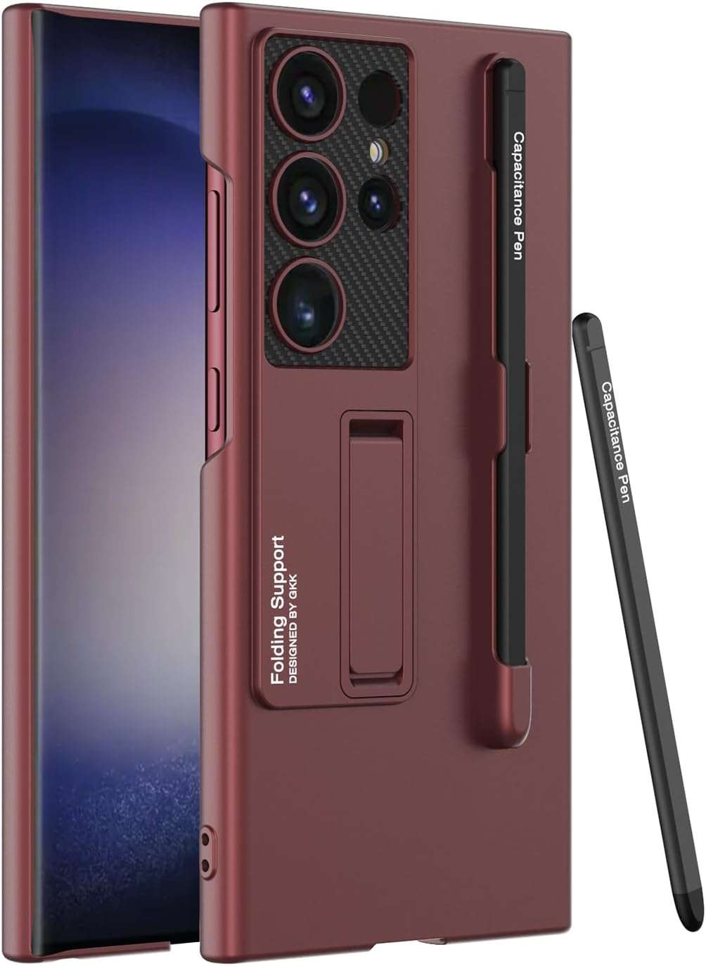 S24 Series Case with S Pen and Adjustable Kickstand for Samsung