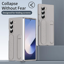 for Samsung Galaxy Fold 4 Case with Handheld Strap Frame Screen Protector Full Body Drop Fall Protection Kickstand Case for Galaxy fold 4