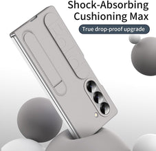 for Samsung Galaxy Fold 4 Case with Handheld Strap Frame Screen Protector Full Body Drop Fall Protection Kickstand Case for Galaxy fold 4
