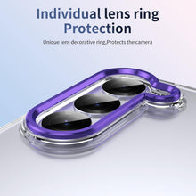 for Samsung Galaxy Z Fold 6 Mobile Phone Clear Case with Stand Built-in Screen Protector Crystal Clear Anti-Drop, Anti-Scratch and Shockproof Galaxy Fold 6 Case for Samsung