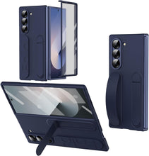 Konstreet for Samsung Galaxy Z Fold 7/6 Protect Case with Wristband Stand,Bulit-in Screen & Lens Protection Shockproof Full Body Drop Fall Protection