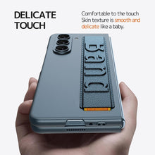 for Samsung Galaxy Fold 6 Mobile Phone Case with Handheld Wrist Strap PC Hard Material Frame Screen Protector Wireless Charging Thin and Light Galaxy Fold 6 Case for Samsung