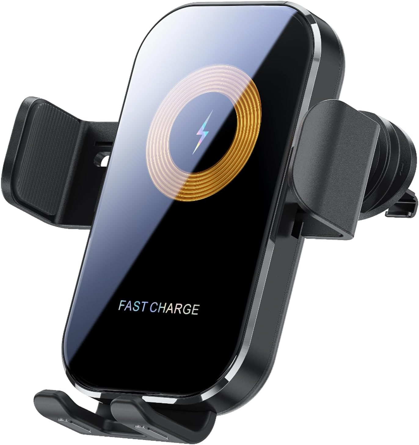 Redmaple Wireless Car Charger Mount, 15W Qi Fast Car Wireless Charger, Auto Clamping Air Vent Car Phone Holder for iPhone 15/14/13/12/11/X, Samsung Galaxy S22/S20/S10/S9/Note20/10/9, Google, LG, etc