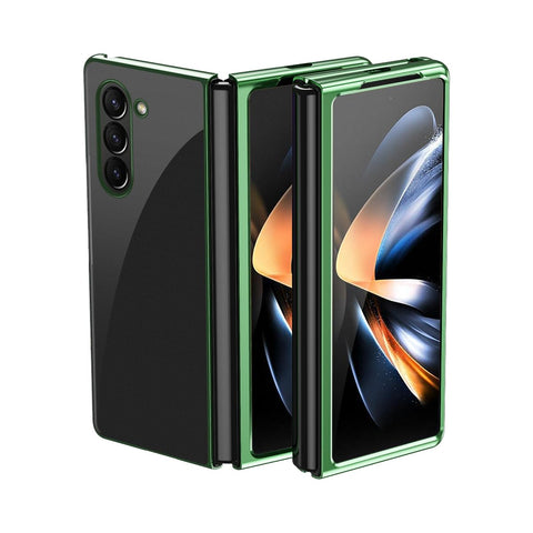 for Samsung Galaxy Z Fold 6 Mobile Phone Case Electroplating Transparent Case for Galaxy Fold 6 Stylish and Simple Outstanding Anti-Fingerprint