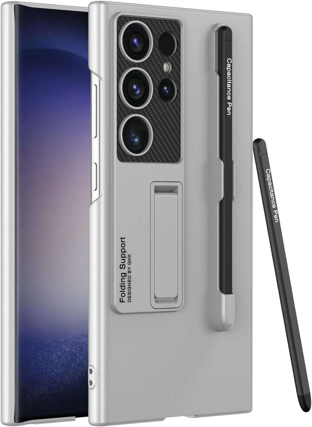 S24 Series Case with S Pen and Adjustable Kickstand for Samsung