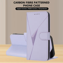 for Samsung Galaxy S23 Case Novel Triangle Embossing Multiple Card Slots Flip Cover Magnetic Wallet Clasp RFID Function Leather Stand Shockproof and Drop-Proof