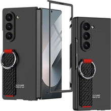 for Galaxy Z Fold 6 Case Thin and Slim Lightweight 360°Protection Wrist Strap and Ring Wireless Charging Simple and Stylish Cases for The Samsung Galaxy Fold 6