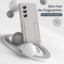 for Samsung Galaxy Fold 4 Case with Handheld Strap Frame Screen Protector Full Body Drop Fall Protection Kickstand Case for Galaxy fold 4
