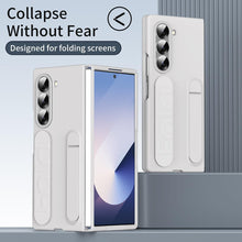 for Samsung Galaxy Fold 6 Case with Handheld Strap Frame Screen Protector Full Body Drop Fall Protection Kickstand Case for Galaxy fold 6