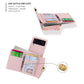 Galaxy Z Flip Cute Flip Wallet,  4 Card Slots, 3 Wallet purse, Wrist Strap, Adjustable Shoulder Strap, Mini Crossbody Bag