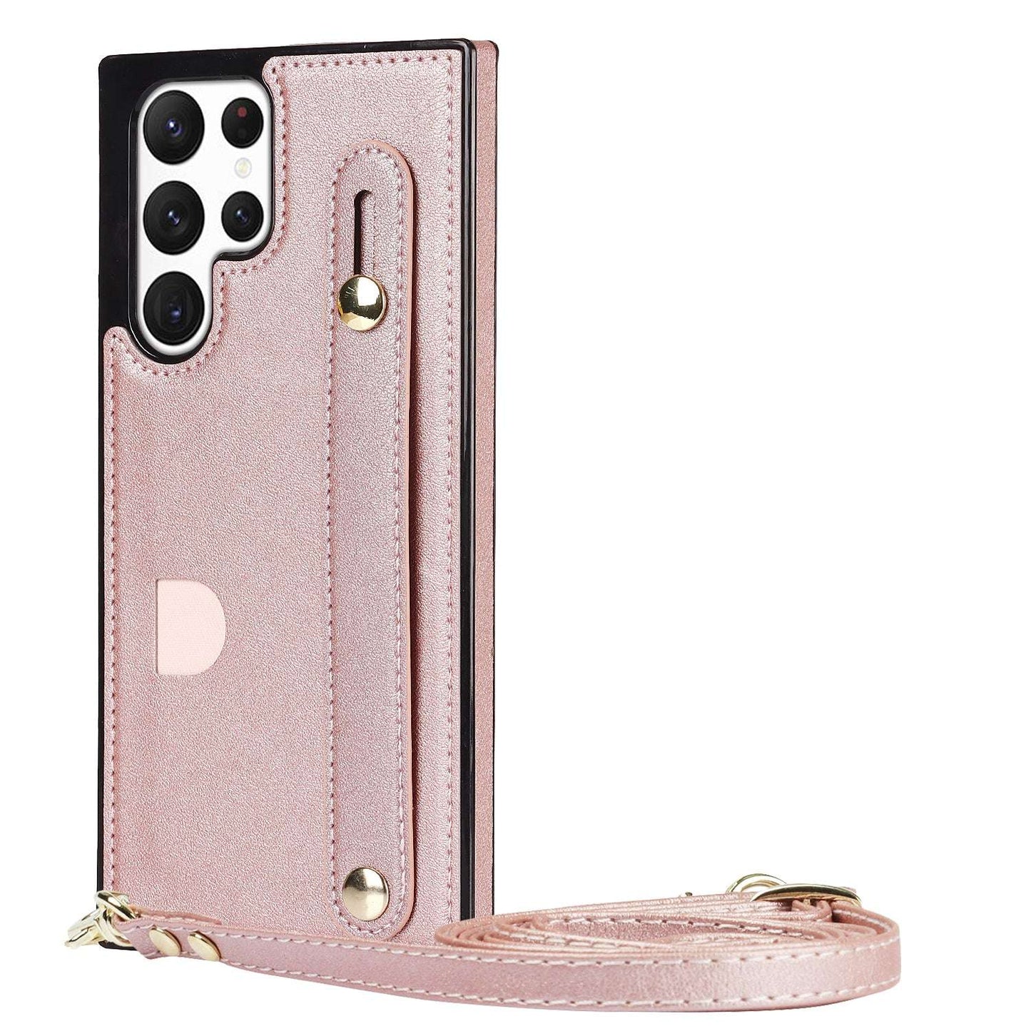 Card Holder Case with Wist Strap for Samsung, Gift for Christmas