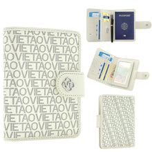 Passport Holder Wallet Bag with AirTag Holder, Card Slots and Passport Solt Ticket Cash Solt, Photo Solt Sim Card Pen Slot.Brown
