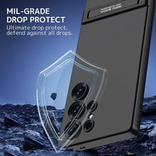 for Samsung Galaxy S24 Case with Slim 3-Way Stand Shockproof Design Durable Ultra-Thin Protective Cover