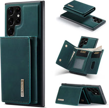 for Samsung Galaxy S23 Multi-Card Wallet Case, 2-in-1 Design with Magnetic Leather Wallet Durable TPU & PC Hybrid Construction, Stylish PU Leather Coating