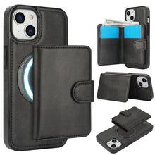Konstreet for iPhone 14 Series Case with 2-in-1 Detachable Magnetic Wallet Featuring 5 Card Slots Compatible MagSafe and RFlD Blocking Premium PU Leather Kickstand and Wireless Charging