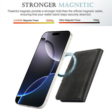 for Samsung Galaxy S25 Plus Case with 2 in 1 Detachable Magnetic Wallet, 4 Card Slots and Zipper Pocket,Compatible with MagSafe, RFlD Blocking Premium PU Leather Wireless Charging-Black