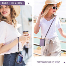 for Samsung Galaxy Z Flip 7 Wallet Case with RFID Blocking and 4 Credit Card Holder, Premium Durable Leather Magnetic Clasp Kickstand Heavy Duty Shockproof Protective Cover.- Purple