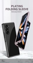 for Samsung Galaxy Z Fold 6 Mobile Phone Case Electroplating Transparent Case for Galaxy Fold 6 Stylish and Simple Outstanding Anti-Fingerprint