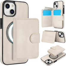 Konstreet for iPhone 14 Series Case with 2-in-1 Detachable Magnetic Wallet Featuring 5 Card Slots Compatible MagSafe and RFlD Blocking Premium PU Leather Kickstand and Wireless Charging
